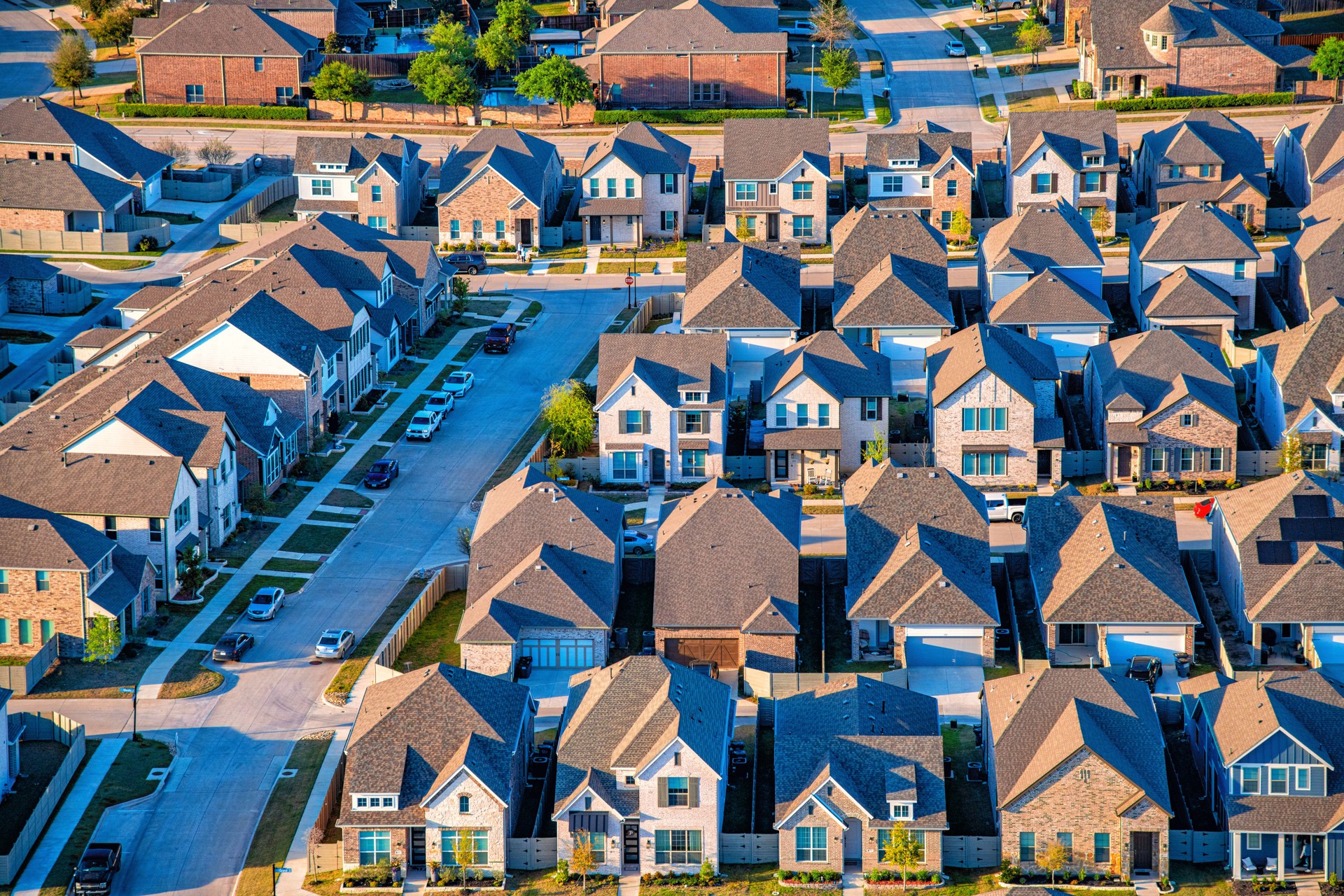 Suburban Dallas Housing Development